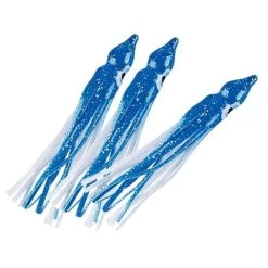 Fladen Blæksprutter 9cm - Blå/hvid