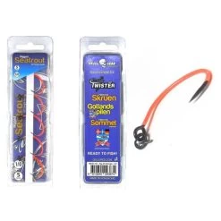 OG Lures Rigged Seatrout Single Hooks UV Orange