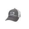 Simms Salmon Icon Trucker Carbon -Professionel Fiskeudstyrsbutik salmon icon carbon