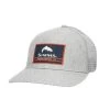 Simms Original Patch Trucker Heather Grey -Professionel Fiskeudstyrsbutik simms original patch trucker heather greyii