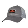 Simms Salmon Icon Trucker Slate -Professionel Fiskeudstyrsbutik simms salmon icon trucker slate