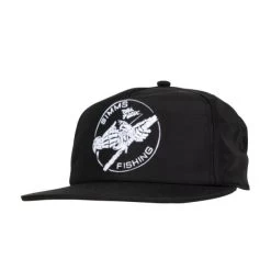 Simms Unstructured Flat Brim Cap Black