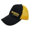 Sportex Base Cap Sort/gul (mesh)